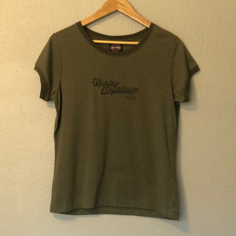 NWT Harley Davidson Embroidered T-Shirt